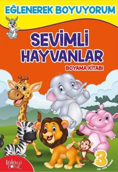 Sevimli Hayvanlar Boyama Kitabı