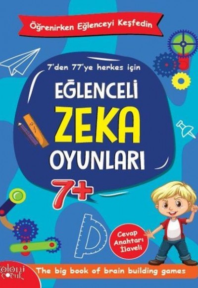 Eğlenceli Zeka Oyunları - Mavi Kitap -Öğrenirken Eğlenceyi Keşfedin