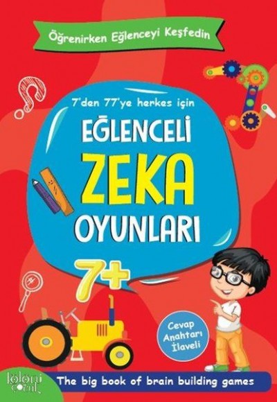 Eğlenceli Zeka Oyunları - Kırmızı Kitap - Öğrenirken Eğlenceyi Keşfedin