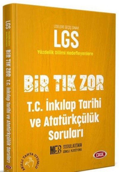 Data 8. Sınıf LGS Bir Tık Zor T.C. İnkılap Tarihi ve Atatürkçülük Soruları