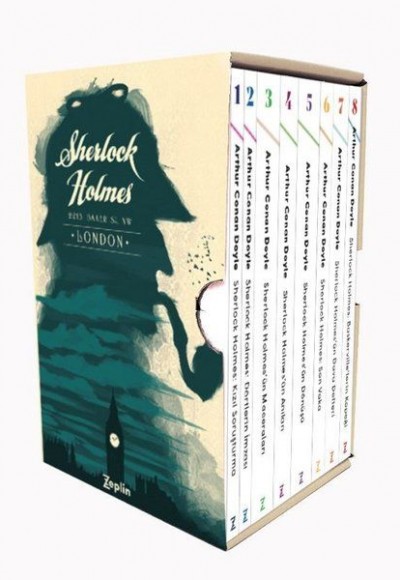 Sherlock Holmes Seti - 8 Kitap Takım