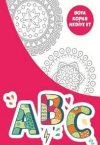 Puslu Mandala Çocuk Ayraç - Harfler