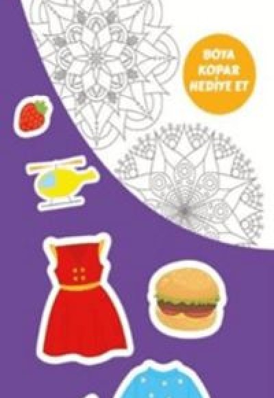 Puslu Mandala Çocuk Ayraç - İngilizce Türkçe İlk Kelimelerim