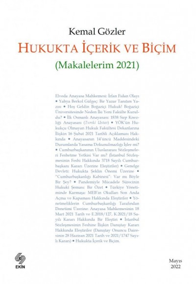 Hukukta İçerik ve Biçim