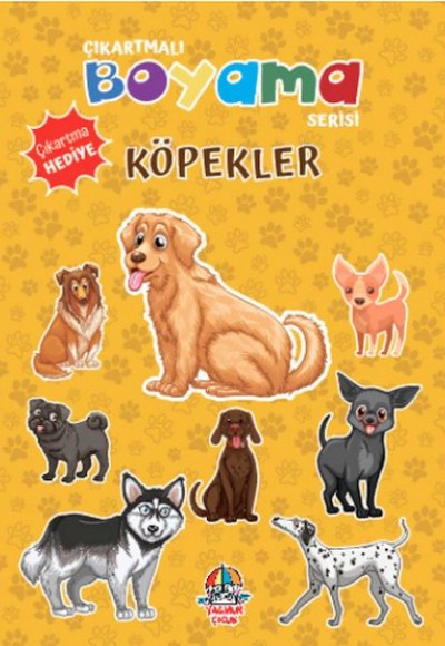 Çıkartmalı Boyama Serisi - Köpekler