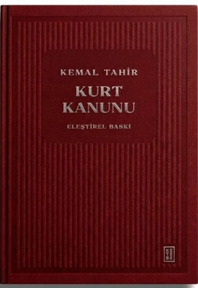 Kurt Kanunu (Ciltli)