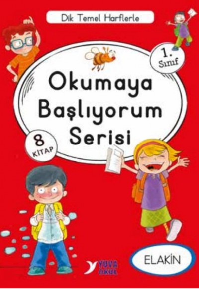 1. Sınıf Okumaya Başlıyorum Serisi (Elakin 8 Kitaplık Set)