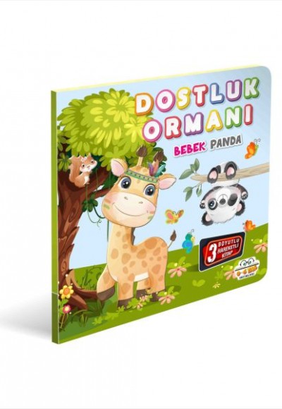 Dostluk Ormanı Bebek Panda 3 Boyutlu