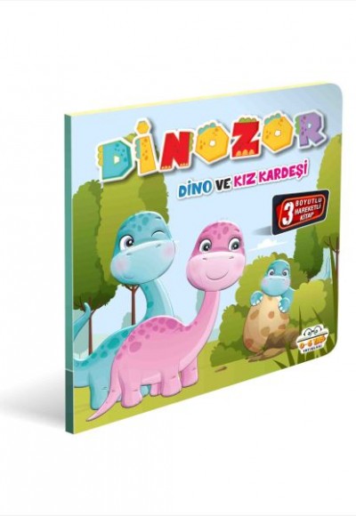 Dinozor Dino Ve Kız Kardeşi 3 Boyutlu