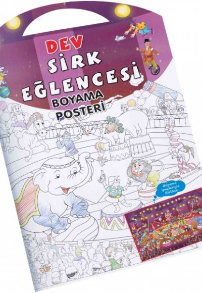 Sirk Eğlencesi Dev Boyama Posteri