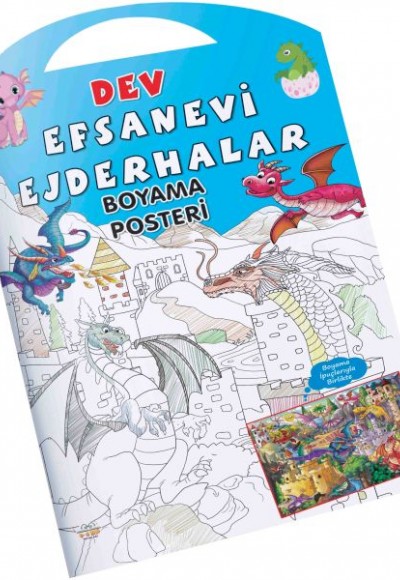 Efsanevi Ejderhalar Dev Boyama Posteri