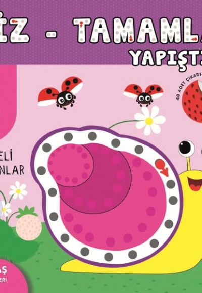 Çiz-Tamamla-Yapıştır Neşeli Hayvanlar