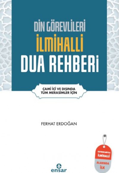 Din Görevlileri İlmihalli Dua Rehberi