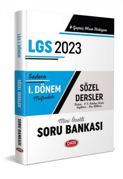 Data 2023 Lgs I. Dönem Sözel Dersler Soru Bankası