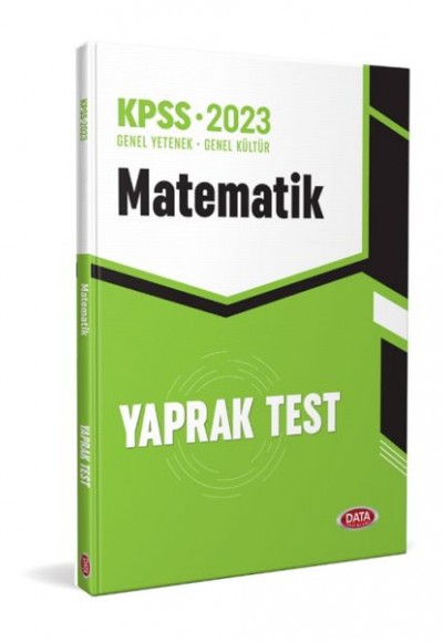 Data Kpss Matematik Yaprak Test