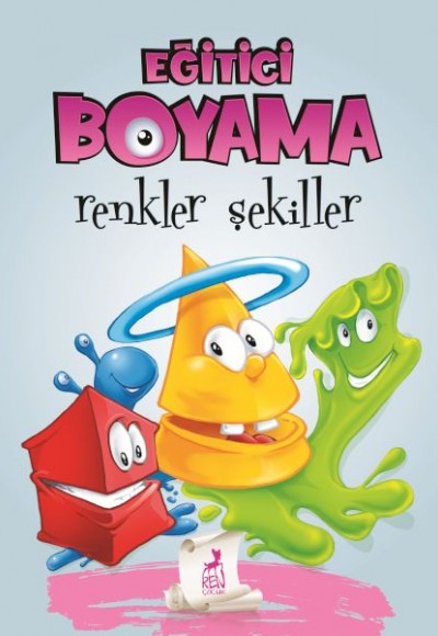 Eğitici Öğretici Boyama  - Renkler Şekiller