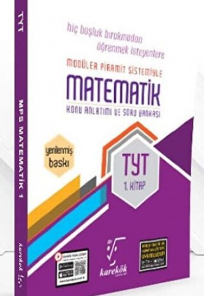 Karekök Yayınları TYT Matematik MPS Konu Anlatımı Soru Bankası 1. Kitap
