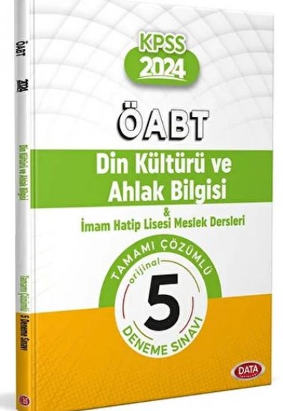 ÖABT Din Kültürü ve Ahlak Bilgisi ve İHL Meslek Dersleri Öğretmenliği Tamamı Çözümlü 5 Deneme Sınavı