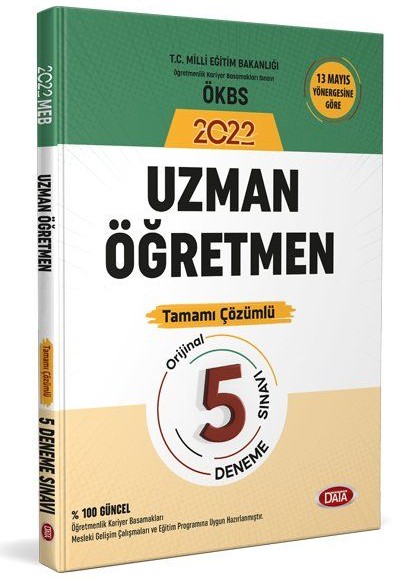 Data 2022 Uzman Öğretmen Tamamı Çözümlü 5 Deneme Sınavı