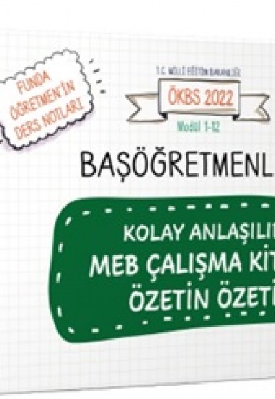 Başöğretmenlik Kolay Anlaşılır MEB Çalışma Kitabı Özetin Özeti