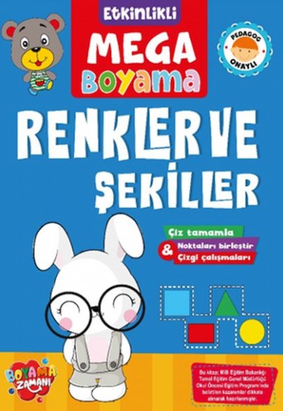 Etkinlikli Mega Boyama - Renkler ve Şekiller