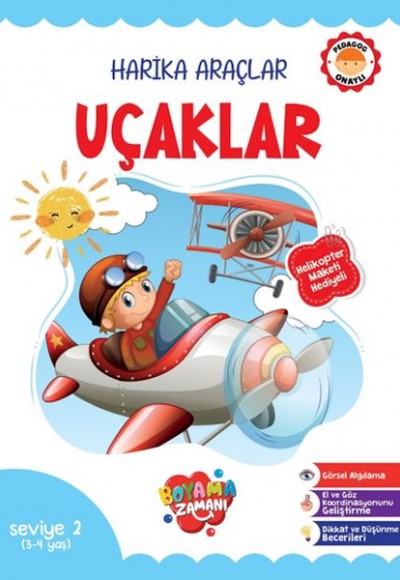 Harika Araçlar – Uçaklar Seviye 2 (3-4 Yaş)