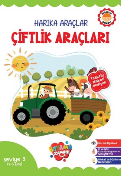 Harika Araçlar – Çiftlik Araçları Seviye 3 (4-5 Yaş)