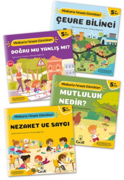 Miniklerle Felsefe Etkinlikleri Serisi (4 Kitap)