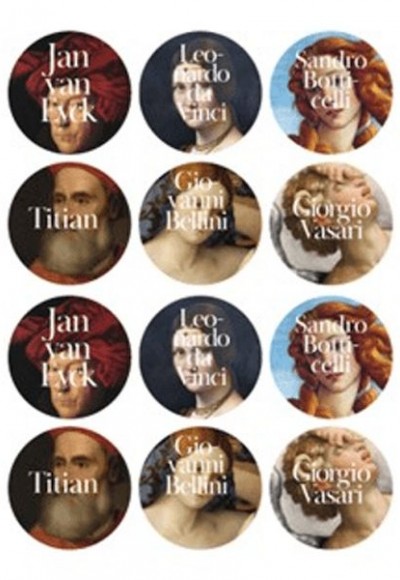 İkonik Tablolar Sticker (12'li) İkonik Tablolar Sticker (12'li)