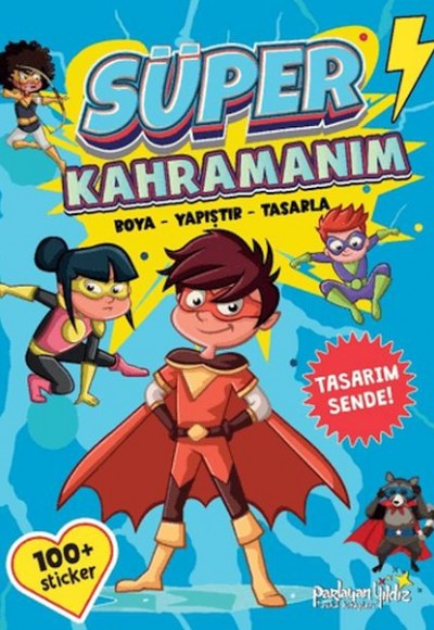 Süper Kahramanım Boya-Yapıştır-Tasarla