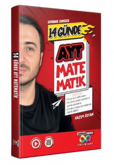 Doktrin YKS AYT Sıfırdan Sonsuza 14 Günde Matematik Video Takip Kitabı - Kazım Özcan