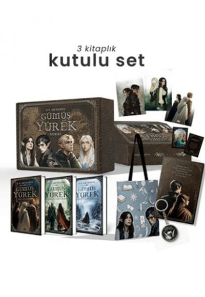 Gümüş Yürek Serisi - Üç Kitaplık Hediyeli Ciltli Kutu Gümüş Yürek Serisi - Üç Kitaplık Hediyeli Ciltli Kutu