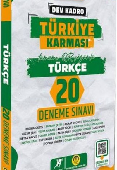 Tasarı Yayınları KPSS Türkiye Karması Türkçe 20 Deneme