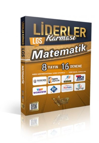 Liderler Karması Lgs Matematik Denemeleri 8 Yayın 16 Deneme