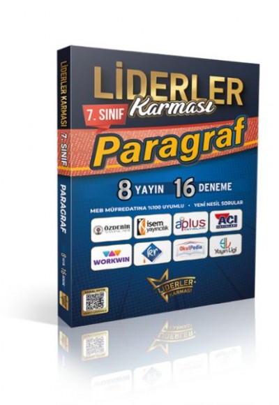 Liderler Karması 7.Sınıf Paragraf Denemeleri 8 Yayın 16 Deneme