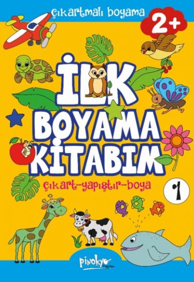 Çıkartmalı İlk Boyama Kitabım 2+ Yaş-1