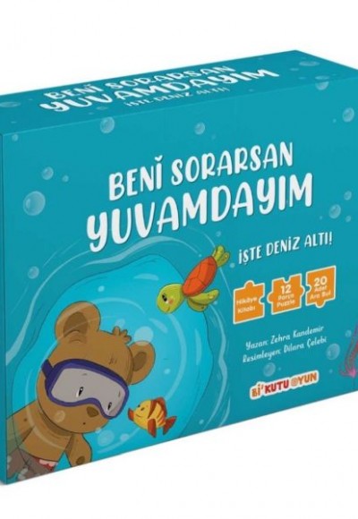 Beni Sorarsan Yuvamdayım - İşte Deniz Altı! - Kitap ve Yapboz Seti