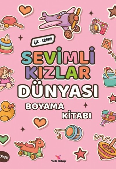 Sevimli Kızlar Dünyası Boyama Kitabı