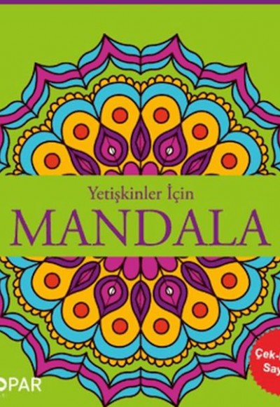 Yetişkinler İçin Mandala - Yeşil