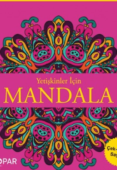 Yetişkinler İçin Mandala - Pembe