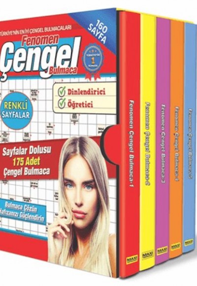 Fenomen Çengel Bulmaca Seti - 5 Kitap