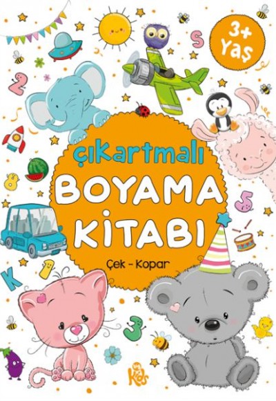 Çıkartmalı Boyama Kitabı - 3 Yaş +