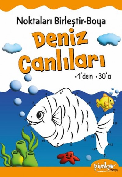 Noktaları Birleştir-Boya Deniz Canlıları-1’den 30’a