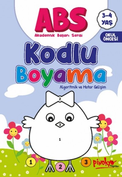 ABS 3-4 Yaş Kodlu Boyama