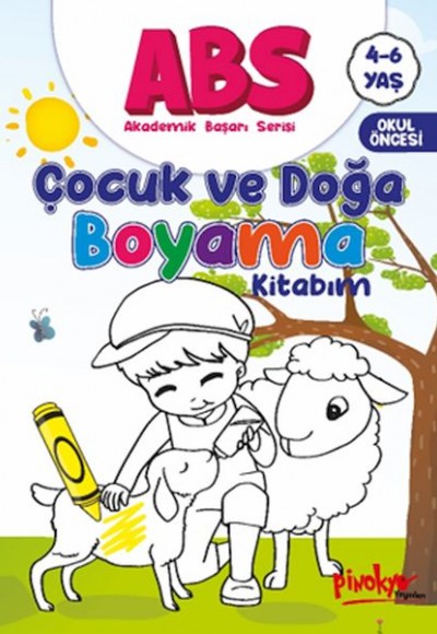 ABS 4-6 Yaş Çocuk ve Doğa Boyama Kitabım