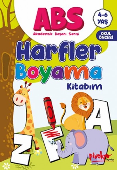 ABS 4-6 Yaş Harfler Boyama Kitabım