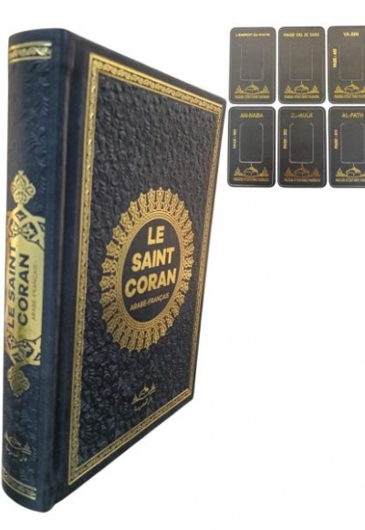 Hafız Boy Termo Deri Le Saınt Coran Fransızca Muhammad Hamıdullah Siyah