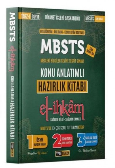 YediBeyza 2024 Mbsts El-İhkam Hazırlık Kitabı