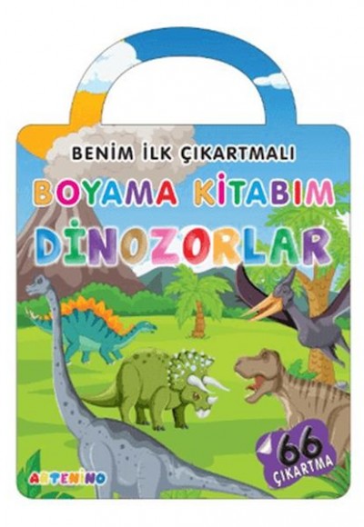 Benim İlk Çıkartmalı Boyama Kitabım - Dinozorlar