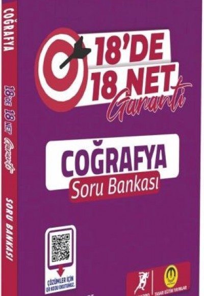 Tasarı Yayınları KPSS Coğrafya 18 de 18 Net Garanti Soru Bankası